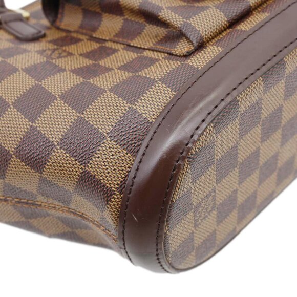 Louis Vuitton Manosque PM Damier Ebene Shoulder Bag Brown - Picture 8 of 16